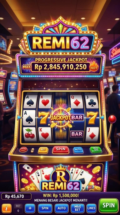 Layar utama remi62 — antarmuka bersih setelah instalasi